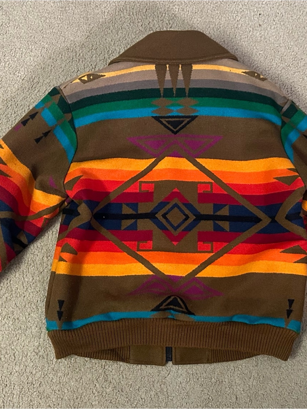 Vintage Pendleton High Grade Western Wear Jacket Southestern Aztec Size Medium - Picture 7 of 8